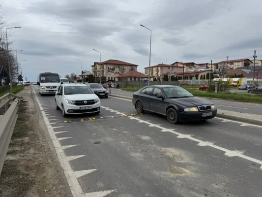ZIARUL DE IAȘI | Cozi uriașe la ieșirea din Iași, pe drumul european, din cauza limitatoarelor de viteză