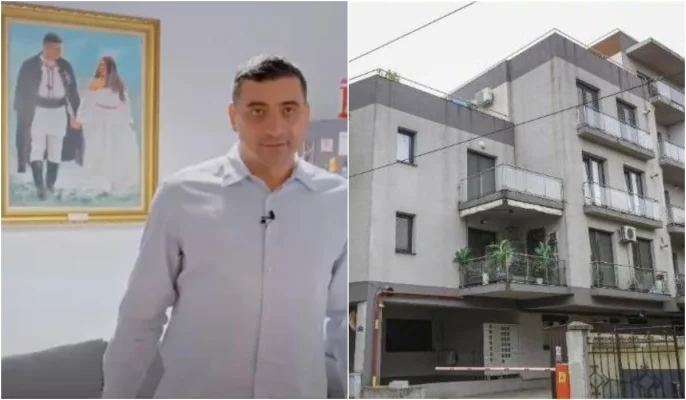 Apartamentul de 52 mp în care stă cu chirie George Simion este, de fapt, de patru ori mai mare: „Nu plătește nimic. A fost o binefacere”. Cum arată locuința