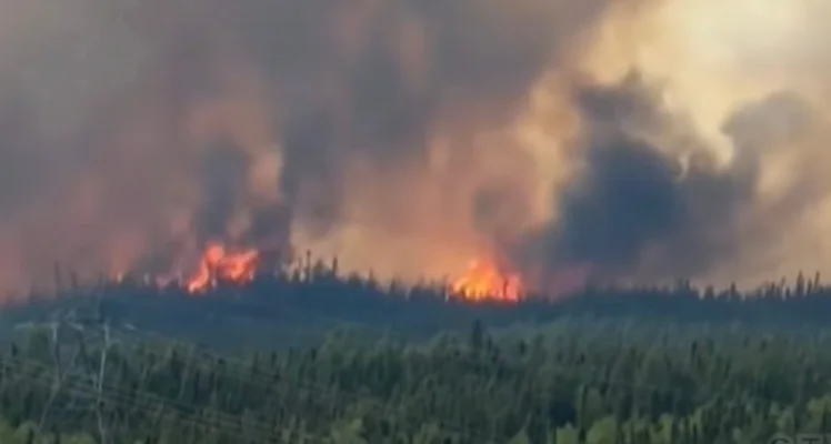 Incendiile de pădure se apropie de Vancouver, în vestul Canadei / 3,5 milioane de hectare au fost distruse, un pic mai mult decât suprafaţa Belgiei / 225 de incendii active în centrul şi vestul Canadei / Peste 30.000 de persoane au fost evacuate