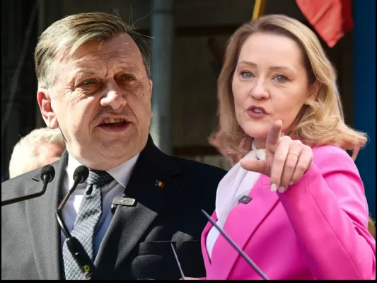 Antonescu, întrebare pentru Lasconi după dezvăluirile Newsweek. Cum v-ați angajat soțul la Parlament