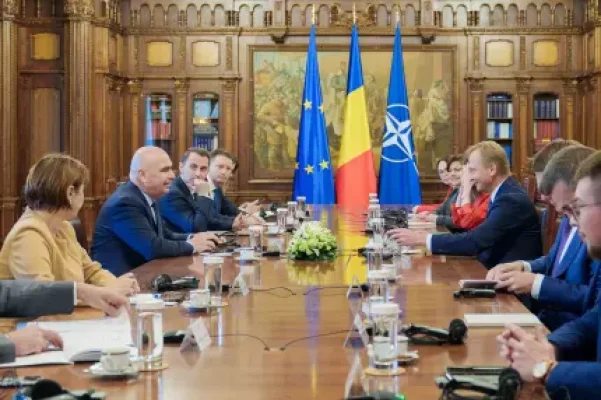 Ilie Bolojan l-a primit la Cotroceni pe comisarul european pentru Buget, Piotr Serafin. Concluzia întâlnirii