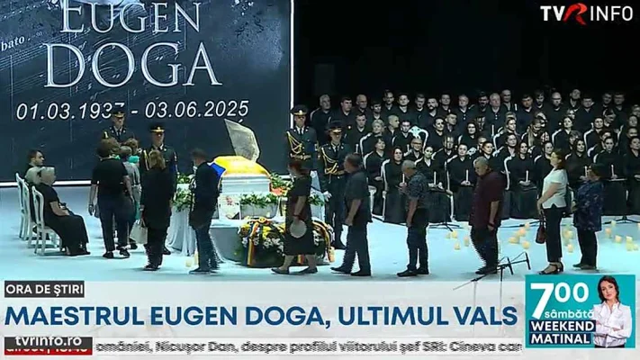 Maestrul Eugen Doga, ultimul vals. Mari personalități ale lumii culturale au participat la funeralii