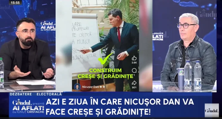 Doru Bușcu, despre PROMISIUNILE lui Nicușor Dan: O confesiune freudiană. Vrea, de fapt, să rămână primar