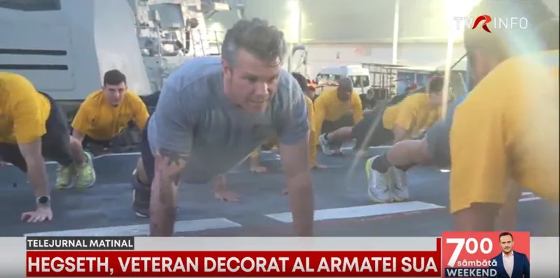 Înviorare cu mesaj politic: Secretarul american al Apărării Pete Hegseth se antrenează alături de trupele din Singapore