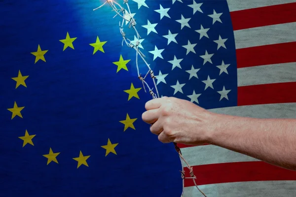 Exporturile Uniunii Europene către Statele Unite au explodat în martie / Valoarea mărfurilor din blocul comunitar care au traversat Atlanticul către SUA a totalizat 80 miliarde de dolari în martie, o creştere de 59,5% faţă de perioada similară din 2024