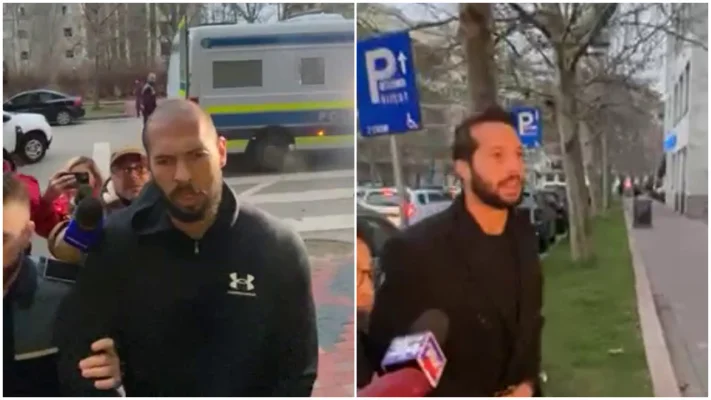 Frații Tate au plecat în Dubai, cu un avion privat, după o vizită la DIICOT pentru prelungirea controlului judiciar