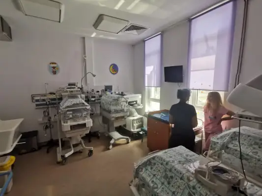 FOTO Maternitatea Odobescu din Timișoara s-a mutat într-o clădire modernă. În vechea clădire se prăbușea tavanul. Primele nașteri, pe 24 iulie