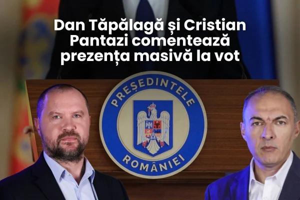 Jurnaliștii Dan Tăpălagă și Cristian Pantazi au comentat live de la ora 15.00 prezența masivă la vot în turul doi al alegerilor prezidențiale: Ce înseamnă asta pentru viitorul președinte