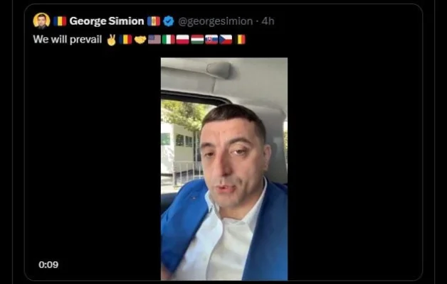 Tristan Tate, acuzat de viol și trafic de persoane de DIICOT, vorbește despre ”criminalitatea din Vest”, într-un mesaj pro-Simion scris în română pe X: ”Tinere, uită-te la Europa de Vest / Salvează-ți țara de globaliști” / În primul tur, Tate l-a susținut pe Ponta