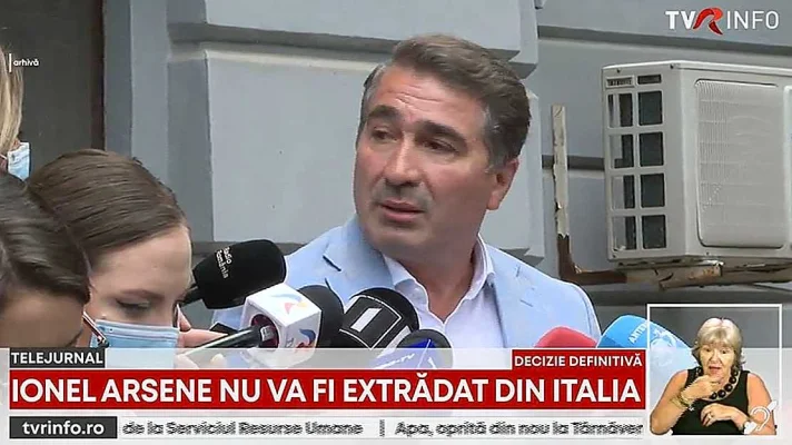 Ionel Arsene scapă definitiv de extrădare. Decizia, luată de Curtea Supremă din Italia