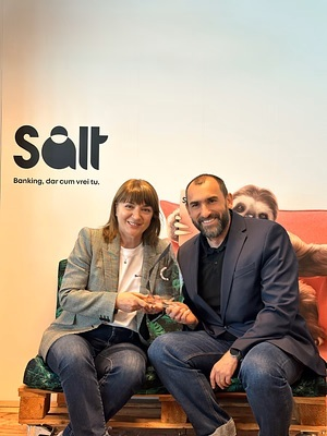 Salt Bank recunoscută internaţional drept model de lansare a unei bănci digitale
