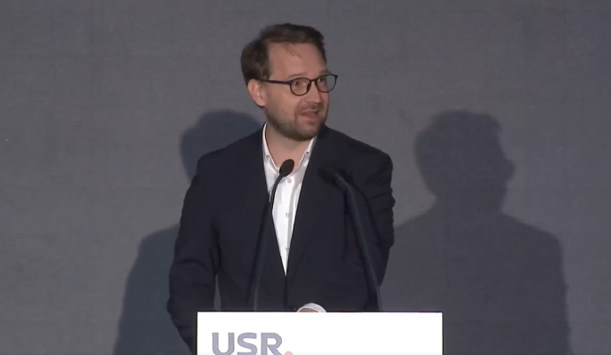 Dominic Fritz, validat oficial ca președinte al USR: „Suntem într-o criză profundă, dar putem construi împreună”