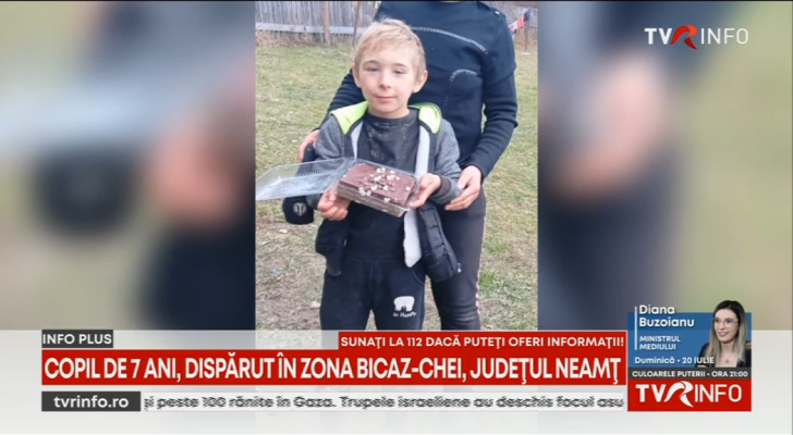 Neamţ: Un băiat de şapte ani dispărut de sâmbătă în pădurea din Bicaz-Chei, căutat de autorităţi cu drone şi un elicopter