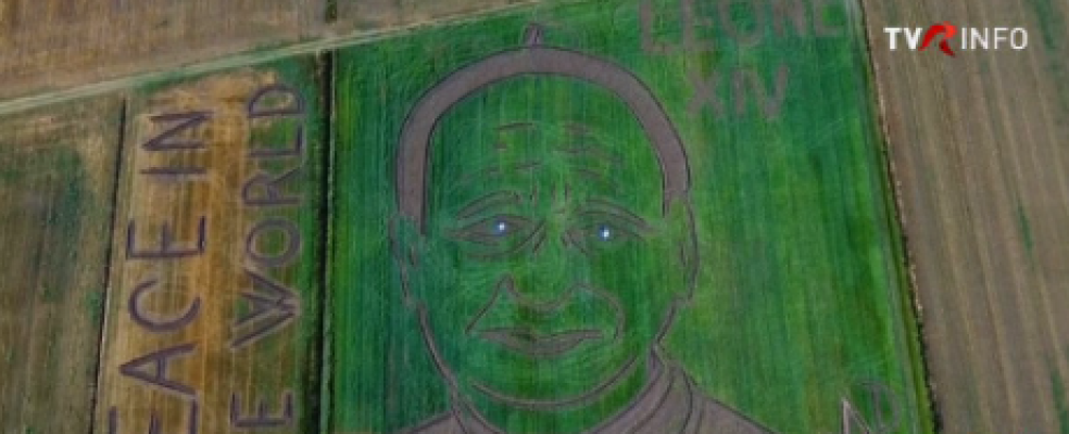 O „pictură” verde, de 25.000 de metri pătrați, dedicată Papei Leon al XIV-lea, în nordul Italiei