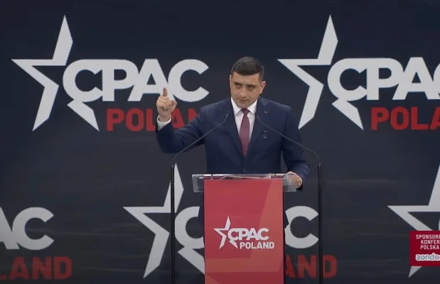 Simion le transmite polonezilor: „Poporul american și președintele Trump vă susțin”  / Atacă trei entități serioase de presă din Polonia: „Trebuie să vă opuneți presei mainstream cu știri false precum TVN, Gazeta  Wyborcza, Onet”