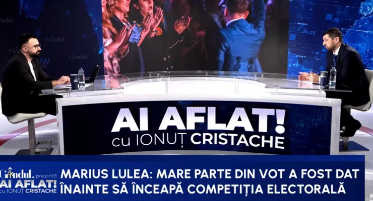 Marius Lulea: Se resetează jocul politic. Nu se mai ține cont de ceea ce s-a întâmplat