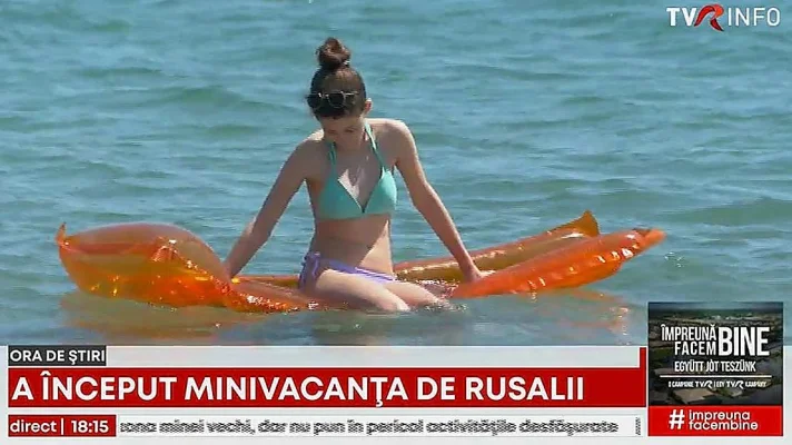 Minivacanță de Rusalii | Vreme perfectă pe litoral, unde zeci de mii de turiști se distrează la Marea Neagră