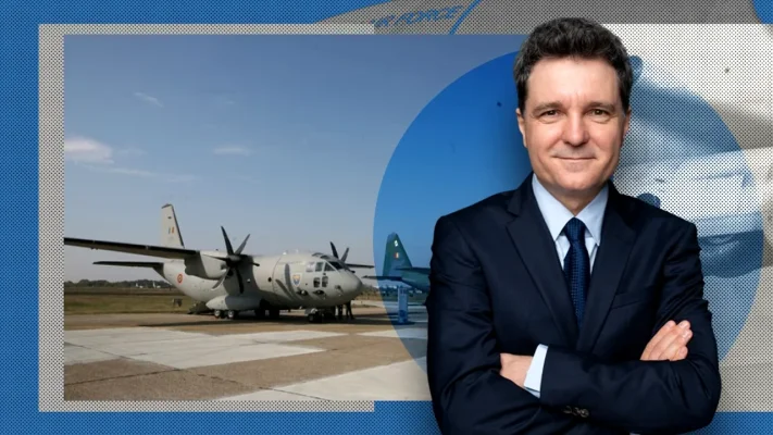 Cu arată interiorul VIP al avionului militar preferat de Nicușor Dan în vizitele diplomatice, peste hotare