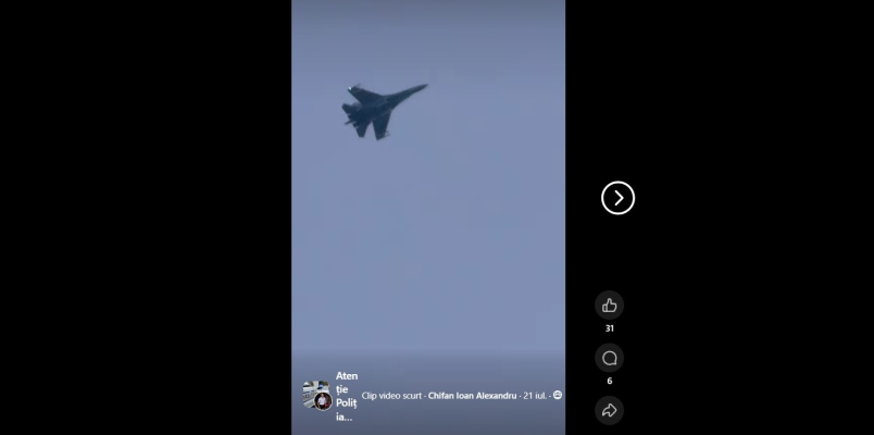 MApN: Patru avioane ucrainene au pătruns neintenționat în spațiul aerian al României