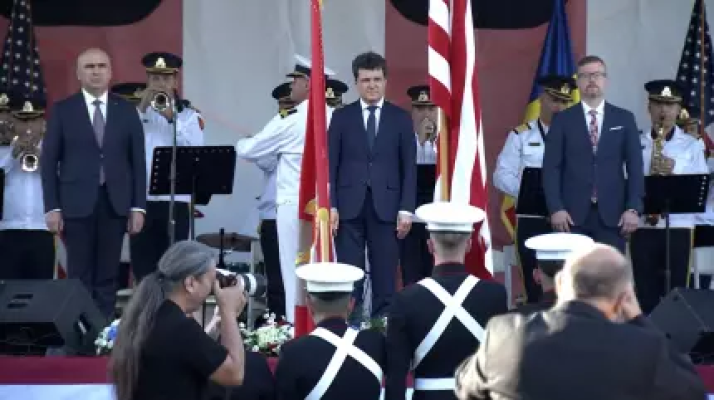 Video Nicuşor Dan, la recepţia de Ziua Independenţei SUA: Cel mai important aliat şi partener strategic al României