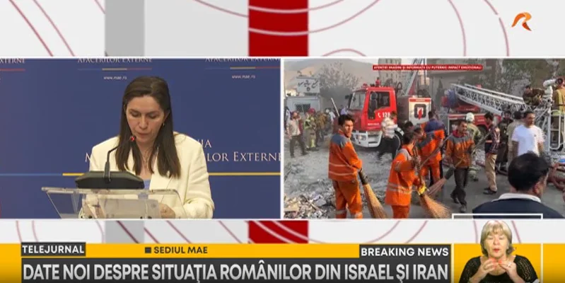 Situația cetățenilor români aflați în zonele afectate de conflictul Israel – Iran. Peste 380 de români monitorizați