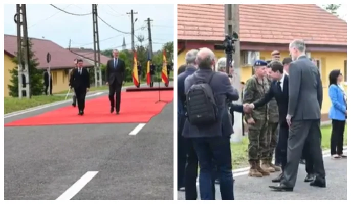 Președintele Nicușor Dan l-a primit pe regele Spaniei la Cincu, într-o întâlnire istorică